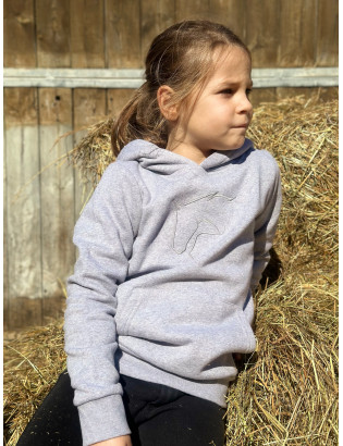 Sweat à capuche Enfant Gris