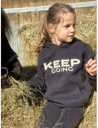 Sweat à capuche Enfant Noir...